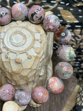 Ocean Jasper 12mm with OJ Narwhal